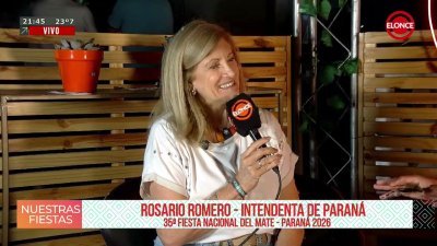 2da noche 35&ordf; Fiesta Nacional del Mate Paran&aacute; 2026 - Nota con Rosario Romero Intendenta de Paran&aacute;